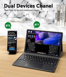 Bao da bàn phím cảm ứng từ tính có đèn nền 7 màu, tháo rời được dành cho <span class=keywords><strong>Samsung</strong></span> Galaxy <span class=keywords><strong>Tab</strong></span> S11 11 inch 2025, S10 Lite, S10 FE, S9 11 - Product Image 4