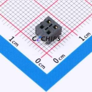 HLE-102-02-F-DV Pin Socket SMD,P=2.54mm Connector ( Pitch: 2.54mm )( Row Spacing: 2.54mm )( Mounting Type: Vertical Mount ) - Product Image 1