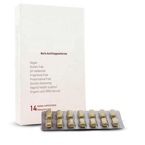 Supositorios Vaginales de Ácido Bórico Pops, Sin Alcohol, Contenido Orgánico, Mantiene un pH Vaginal Saludable, Antibacteriano, Eficaz Contra el Olor - Product Image 1