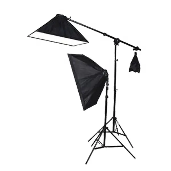 Kualitas Tinggi Portable Photo Studio Fotografi Speedlight Hitam Lampu Softbox Lampu Berdiri Foto Kotak Lembut