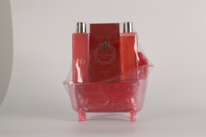 Nuovo Arrivo 2026: Set Bagno Lusso a Forma di Vasca Rosa, Kit Cura Corpo con Sale Minerale Profumato alla Fragola – Regalo Unico per Compleanno e Festa della Mamma - Product Image 6