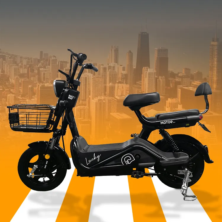 Almacén DE LA UE, bicicleta eléctrica de dos ruedas para entrega de alimentos, bicicleta eléctrica para adultos, motocicleta eléctrica, Scooter para entrega rápida en la ciudad