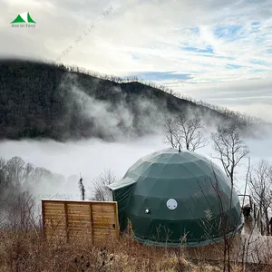 Eco-Friendly Geodesic Dome Used For Camping Glamping Living Or Private Oasis