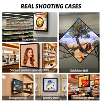 Pantalla LCD Digital Cuadrada para Publicidad, Monitor Comercial HD de Pared para Ascensores, Tiendas Minoristas y Restaurantes