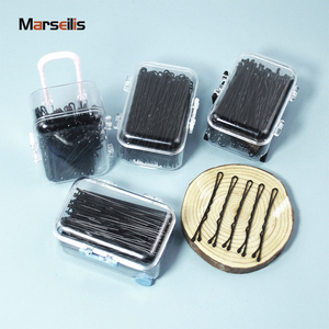 Vente en gros LISI – Pinces à cheveux en métal noir, style européen et américain, durables, imperméables, <span class=keywords><strong>pour</strong></span> franges et fixation <span class=keywords><strong>de</strong></span> la tête, <span class=keywords><strong>accessoires</strong></span> capillaires en forme <span class=keywords><strong>de</strong></span> U - Product Image 1