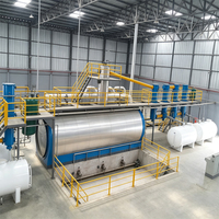 Usine de pyrolyse de caoutchouc usagé 5TPD pour granulés de caoutchouc EPDM et semelles, avec réacteur discontinu, pour la conversion du caoutchouc en huile, carburant diesel et fumée de carbone, machine de recyclage