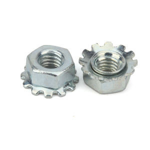탄소강 K-락 너트 Keps 너트 외부 톱니형 잠금 와셔 포함 - Product Image 4
