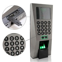 ZK Teco Software libre Sistema de control de acceso de puerta de huellas dactilares biométrico inteligente Dispositivo de huella dactilar ZKT F18