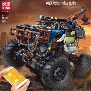 18001-18032 APP Climbing Car Series Educational Assembly ABS <b>Plastic</b> Small-Particle Building <b>Block</b> Toy Model - Product Image 4