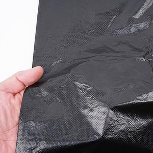 黒色<span class=keywords><strong>HDPE</strong></span>フラットゴミ袋、バルブ付き、特大、柔軟なシール包装付き、中国メーカー - Product Image 4