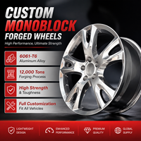 Jantes forgées GW Performance 17 18 19 20 pouces 5x112 polies pour VW Golf GTI Passat Tiguan Arteon Jetta, finition usinée