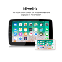 Autoradio Android 10,1 pouces 1 DIN avec lecteur DVD, écran rotatif à 360 degrés, navigation GPS, électronique automobile