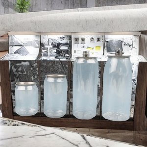 Hochwertige Auslaufsichere PET-Kunststoff Junpai Marken-Klarsichtbecher für Milchtee & Wodka Schneller Versand Individuelles Logo OEM-Fabrik - Product Image 3