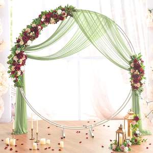 80 + 색상 커튼 무대 축하 생일 사진 아치 드레이프 패브릭 아치 배경 교회 파티 웨딩 장식 - Product Image 1