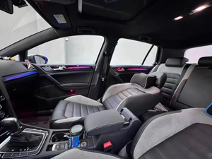 Kit d'éclairage d'ambiance automobile SJC 64 couleurs pour <span class=keywords><strong>Volkswagen</strong></span> <span class=keywords><strong>Golf</strong></span> 7 MK7 2014-2021 LHD/RHD, éclairage LED synchronisé arc-en-ciel - Product Image 2