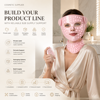 Masque LED de bien-être pour le visage et le cou SUNGLOR SGMSK4D, en silicone, fabrication OEM ODM, livraison directe d'usine