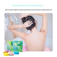 Pour la vente en gros : Ensemble de 6 bombes de bain aromatiques de 40g avec huiles essentielles et fleurs séchées, contrôle du sébum et propriétés exfoliantes