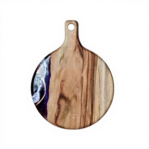 FALAK WORLD EXPORT Planche à découper en bois naturel, forme rectangulaire, poignée en bois, écologique, passe au lave-vaisselle, pour une utilisation à la maison et en cuisine - Product Image 1