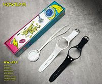 Reloj Inteligente HW-AP1 de 1.26 Pulgadas con Pantalla Redonda, Doble Correa, Control por Aplicación Wearfitpro, Reloj de Bolsillo, Relojes Inteligentes Populares