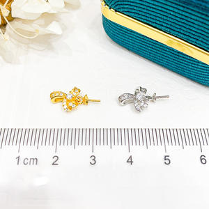 Colgante de Plata S925 con Cuentas Redondas de 7-8mm, Collar de Jade DIY de Moda y Accesorios, Base Vacía 30802 - Product Image 3