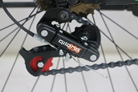 Vélo de montagne bleu à cadre en aluminium 26 pouces, 21 vitesses, double frein à disque, fourche à suspension débloquée - Prix usine
