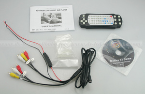 9 \ "HD surround âm thanh xe hơi tựa đầu cho DVD với USB/SD chơi game không dây Combo RGB xách tay <span class=keywords><strong>CD</strong></span> máy nghe nhạc kết nối thông qua thẻ SD - Product Image 6