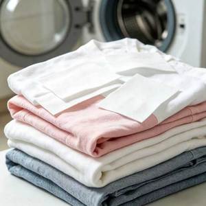 Feuilles absorbantes de <span class=keywords><strong>teinture</strong></span> jetables écologiques personnalisées pour la lessive parfumée, lavables en <span class=keywords><strong>machine</strong></span> plusieurs fois - Product Image 5