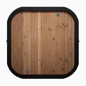 Sauna Exterior de Madera de Abeto de Diseño Nuevo para 4-6 Personas, Sauna Tradicional de Leña - Product Image 5