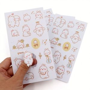 แผ่นสติกเกอร์ตัดรอยจูบรูปสัตว์น่ารักลายการ์ตูนโลโก้พีวีซีกันน้ำออกแบบได้ตามต้องการ - Product Image 4