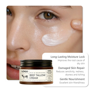 Crème de suif de bœuf 100% nourrissante et riche, issue de bovins nourris à l'herbe, faible MOQ, pour peaux sensibles, hydratante et apaisante - Product Image 2