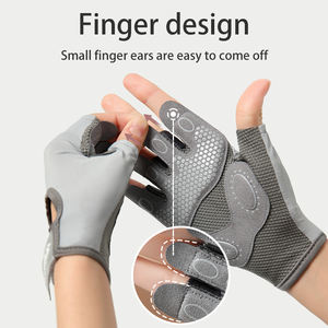 GOLOVEJOY XG66 balıkçılık eğitim tırmanma bisiklet ağırlık kaldırma parmaksız spor egzersiz powerfitness spor eldiven özel Logo - Product Image 5