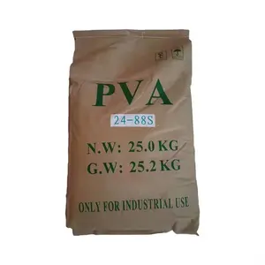 Bahan utama bubuk PVA dan polivinil alkohol PVA 2488 untuk industri larut dalam air