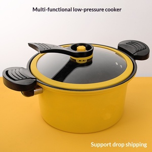Casserole à pression antiadhésive de 6 litres pour la cuisine, résistante aux explosions, 7L, pour soupes, cuisson sous micro-pression, cadeau - Product Image 4
