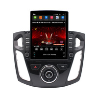 Système multimédia Android de style Tesla pour Ford Focus 2011 2012 2013 2014 2015, lecteur DVD de voiture, navigation GPS, radio