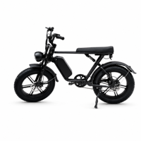 Vélo électrique à pneus larges de 20 pouces, 48V 750W, batterie au lithium 15Ah, frein à disque double, vélo électrique pour les trajets en ville