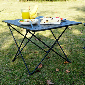 Outdoor Folding Table 68x46x40cm Rectangular Portable Camping Picnic Use - Product Image 1