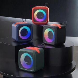 Caixa de Som Portátil Mini Subwoofer para Esportes ao Ar Livre com Luz Ambiente RGB Microfone Cartão TF para Casa e <span class=keywords><strong>Desktop</strong></span> - Product Image 2
