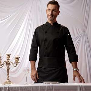 Chaqueta de <span class=keywords><strong>Chef</strong></span> Profesional para Hombre, Uniforme para Hotel, Restaurante, Cocina, Personal de Hostelería, Ropa de Trabajo - Product Image 4