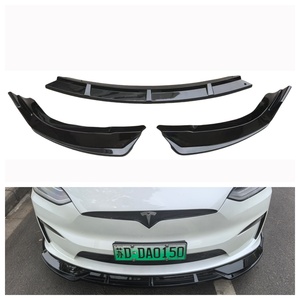 Welta High Quality <b>Car</b> Parts <b>Wide</b> <b>Body</b> Front Bumper Lip <b>Body</b> <b>Kit</b> <b>Car</b> Exterior Decoration Accessories Model X 2021-2023 for Tesla - Product Image 1