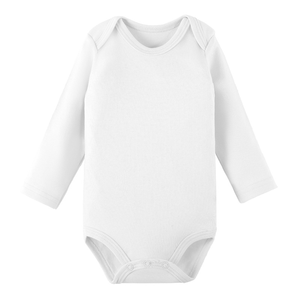 Biểu Tượng Tùy Chỉnh Dài Tay Áo Bé Jumpsuits Tinh Khiết Bông Bé Trống Romper Dệt Kim Bodysuit Bé Onesie Cậu Bé Cô Gái Quần Áo 0-3 Tháng - Product Image 2