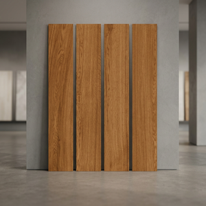 Baldosa de Textura de Madera Premium Boscage Marrón de 200x1200mm con Veta de Roble Natural y Acabado Mate - Product Image 3