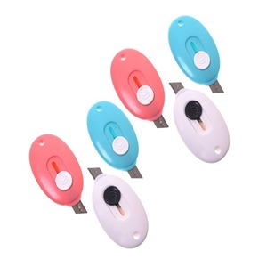 Cuchilla de Corte Color Caramelo, Cuchillo Multiusos para Estudiantes de 9 mm, Abrepaquetes Seguro - Product Image 2