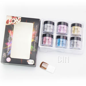 BIN, venta al por mayor, logotipo personalizado, conjunto de polvo de inmersión de belleza <span class=keywords><strong>para</strong></span> <span class=keywords><strong>uñas</strong></span> <span class=keywords><strong>para</strong></span> mujer, <span class=keywords><strong>kit</strong></span> de polvo de inmersión de <span class=keywords><strong>uñas</strong></span> acrílico de secado rápido - Product Image 2