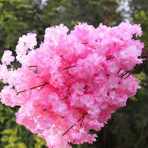 Fleurs artificielles <span class=keywords><strong>de</strong></span> haute qualité Branche <span class=keywords><strong>de</strong></span> cerisier en fleurs Décoration <span class=keywords><strong>de</strong></span> célébration <span class=keywords><strong>de</strong></span> mariage Fleurs <span class=keywords><strong>de</strong></span> cerisier roses - Product Image 3