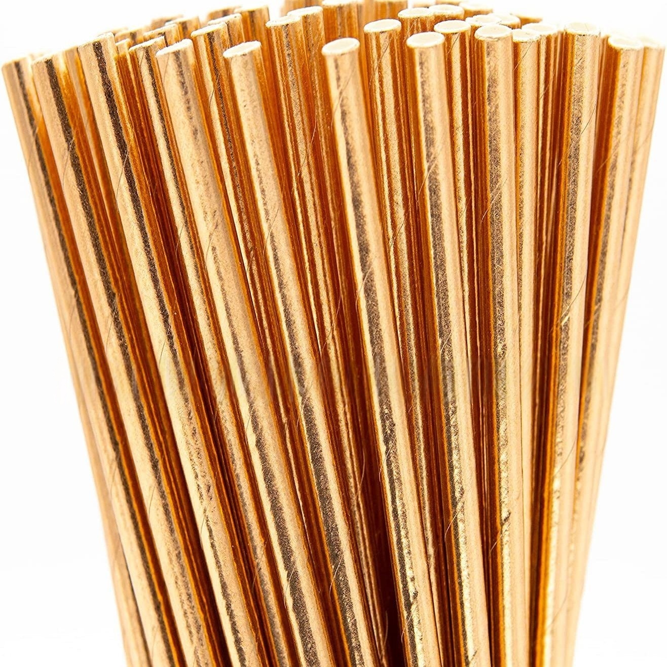 Gold    drinking straw * 10pcs