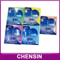 Sac en plastique multicolore simple ou double face pour ranger les disques CD