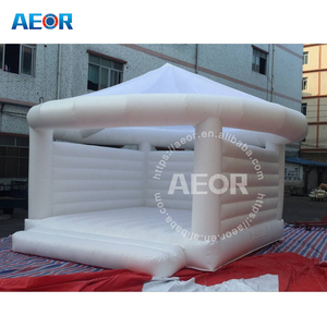 Gran boda Fiesta blanco barato saltando rebote blanco <span class=keywords><strong>castillo</strong></span> inflable para la boda - Product Image 4