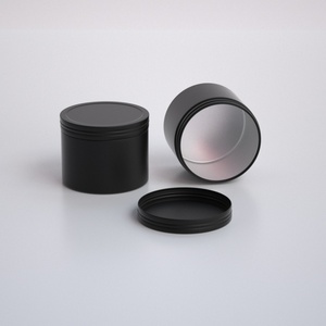 Envase Redondo de Aluminio Reciclado para Crema Cosmética, Latas para Velas - Product Image 4