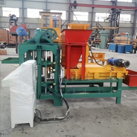 Machine à fabriquer des briques de ciment entièrement automatique QT4-28, la plus vendue au Pérou, machine à emboîtement, prix abordable, utilisation facile