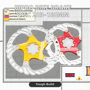 Iiipro จักรยานเสือภูเขาอลูมิเนียมและจักรยานถนนดิสก์เบรกโรเตอร์203mm/180mm/160mm ระบายความร้อนแบบลอยตัว BMX DH - Product Image 3